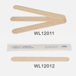 Berken hout tong Depressor met ronde rand, glad oppervlak voor volwassen, pediatrische Wl12011 &amp; Wl12012