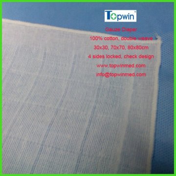 natural cotton soft breathable baby muslin diapers