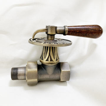 Factory Supplied Solid Brass Retro HVAC Valves for Cast Iron Radiators