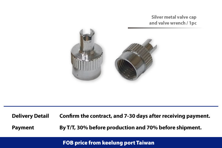 Металлическая крышка клапана и ключ клапана для деталей шин
