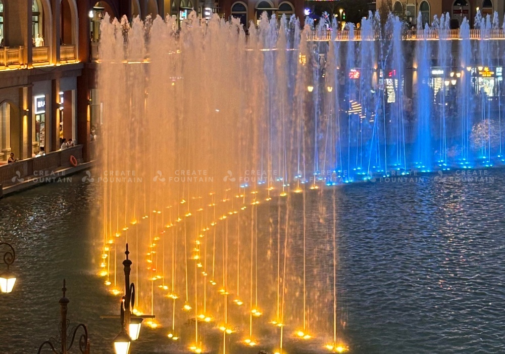 Pool Water Musical Fountain