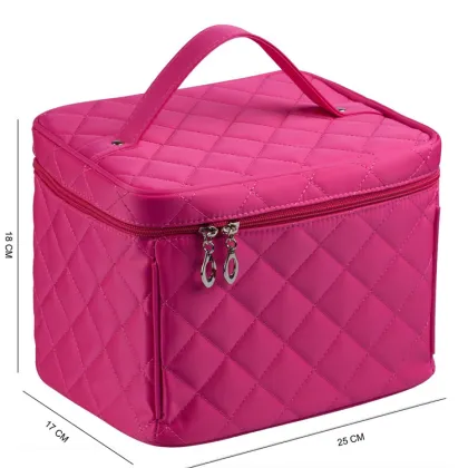 Nylon Cosmetic Bags Single Layer Travel Makeup Bags