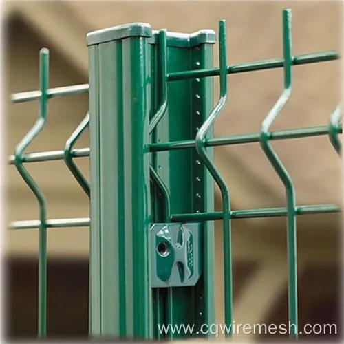 Green PVC Coated Welded Wire Mesh Fence