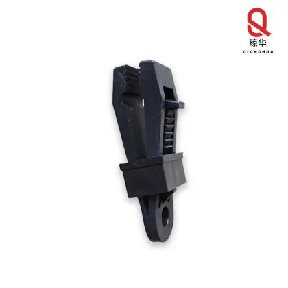 Black Plastic Webbing Strap Clip