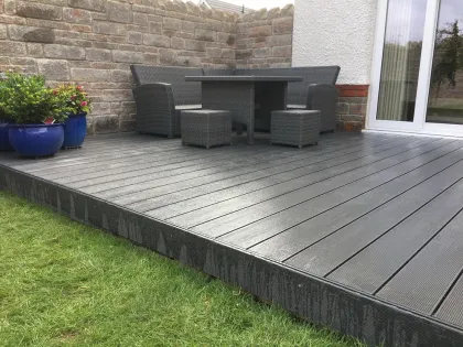 Wood Plastic Composite Deck WPC Solid Engineered Floor 137*23mm XFD062