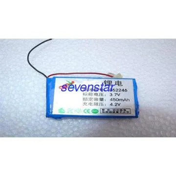 450mAh 3.7V Polymer Lithium Ion Battery/ Eco-friendly Battery