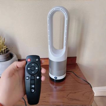Remote Control Bladeless Cooling Floor Fan with Air Purification