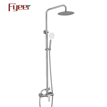 Fyeer 304SS 2 Funktion Round Duschset