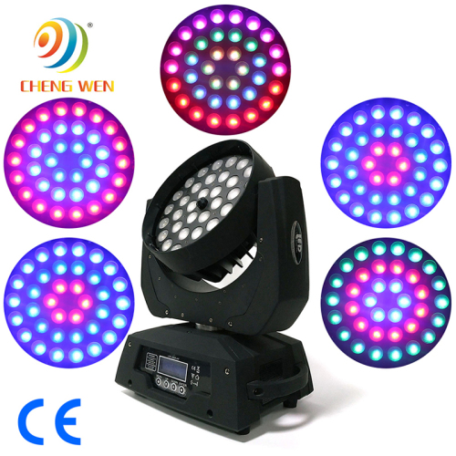 36PCS 12W/15W/18W LED Έλεγχος φωτός ζουμ πλυσίματος