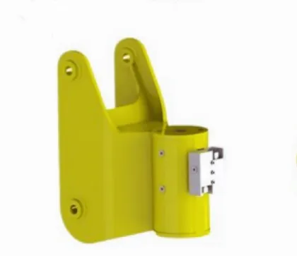 Horseshoe type rotary cylinder