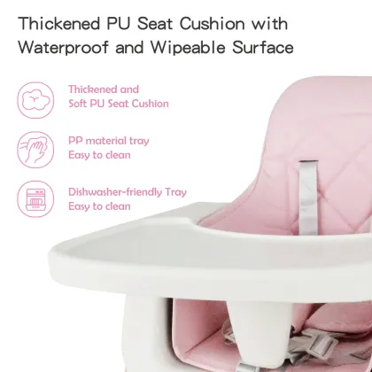 Factory Direct Safety Wood Baby Dining Chair - Wooden Baby High Chair