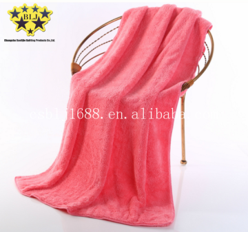 China Supplier Coral Fleece Blanket 70*140cm Towel super soft