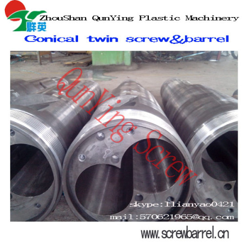 conical twin screw and barrel