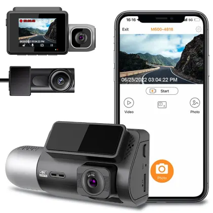 New 4K Sony Dashcam with WiFi GPS, 3 Channels & App Control