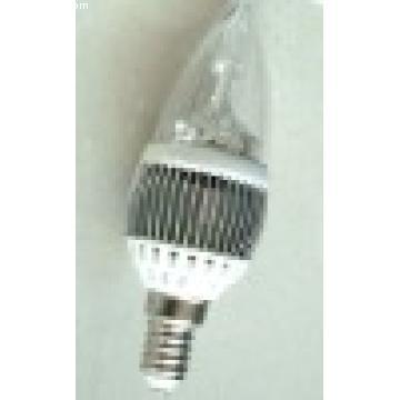 E14 3W LED Clear Candle Bulb