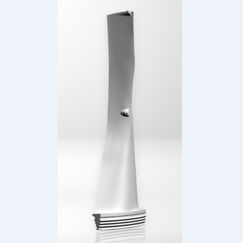 Steam turbine blade of thermal power generation