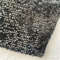 Fashion 5MM Sequins Embroidery Fabric On Velvet