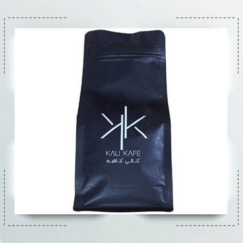 Custom Zipup Coffee Bag w/ Valve