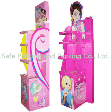Promotional Pos Paper Cardboard Pdq Display , Stand Display