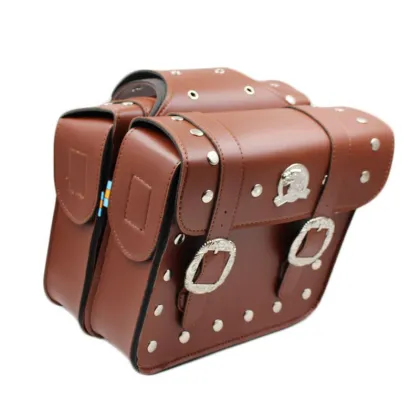 OEM Vintage Harle Cruise Dauphin Motorcycle Side Bag