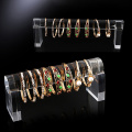 Customized clear acrylic bracelet counter display rack