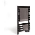 Escalera toallero calefactable digital para montaje en pared