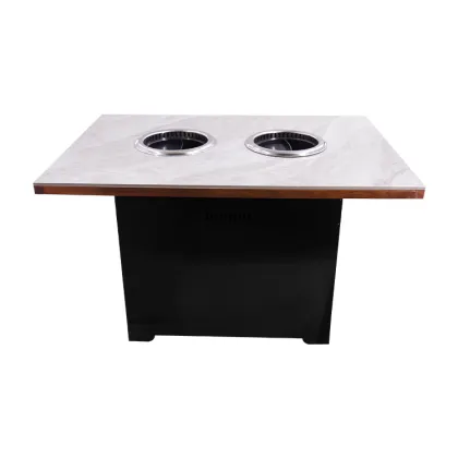 Small grilled shabu-shabu table