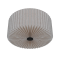 Vivienne Fabric Metal LED Ceiling Light