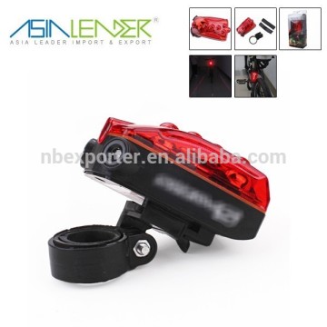 Creative Design 5 LED + 2 Laser flashing safety road light