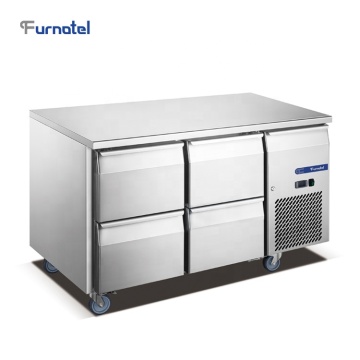 FURNOTEL Commercial 4 Drawer Fancooling Cooler Customized Drawer Refrigerator