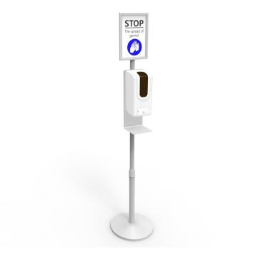 Logo Changable Automatic Hand Sanitizer Dispenser Holder with Steady Base