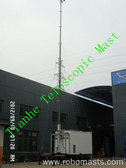 Locking Mast Portable Cellular Tower