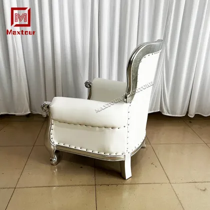 China Golden Hotel's Royal Pedicure Throne Chairs for Wedding Rentals