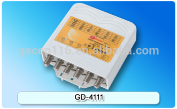 2016 Gecen Hi-isolation and short-circuit protect 5 in 1 DiSEqC switch GD-4111