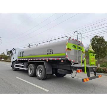 Camion réservoir d&#39;eau potable de 6x4 en acier inoxydable Dongfeng