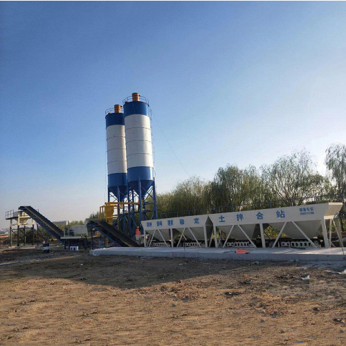 Stabilized soil mixing station