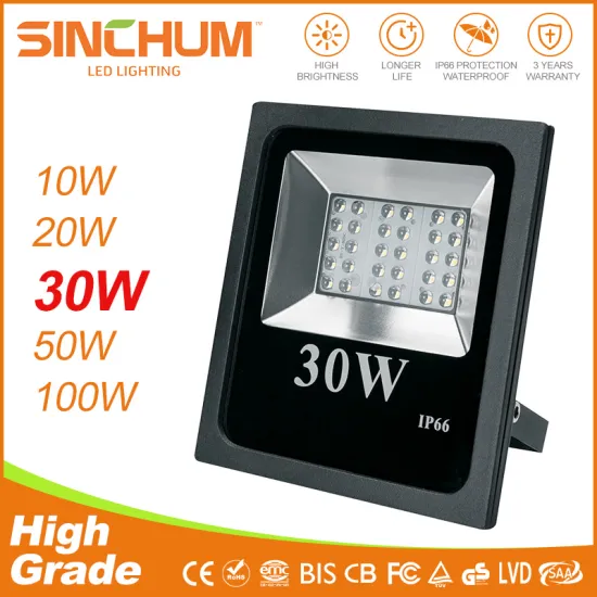 30w hot sale aluminum waterproof high power led floodlight