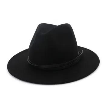 Winter-Autumn Woolen Fedora Hats for Men and Women