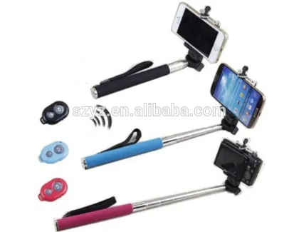 selfie monopod for gopro and smartphone,camera monopod gopro,For go pro monopod selfie stick with gopro clip mount holder