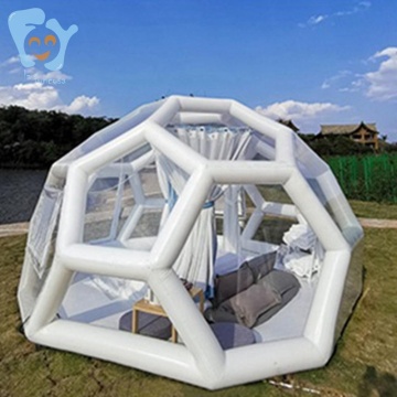 Camping Inflatable Soccer Ball Shape Bubble Tent