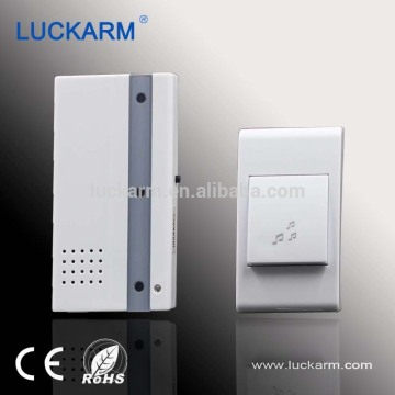 New remote control gray electric wireless doorbell for apartments with indicator light