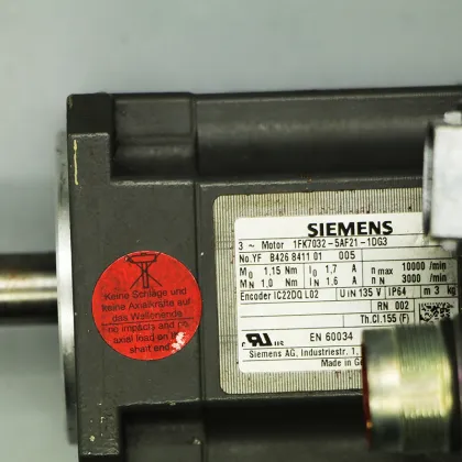 Siemens New/Used AC motor 1FK7032-5AF21-1D63
