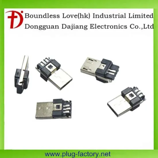 Wholesale micro usb 5 pin male connector 14mm factory direct selling