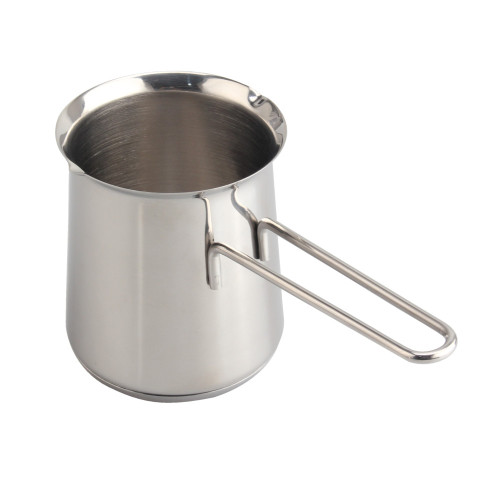 Double Bottom Stainless Steel Milk Jug with Handle