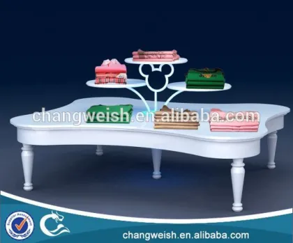 fashion children shop display,children garments shop display table