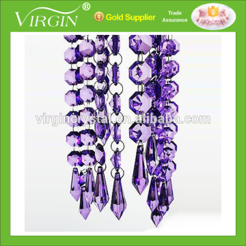 Acrylic&crystal material Love theme crystal bead curtain for wedding decoration