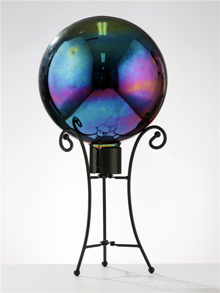 10 Inch Rainbow Stainless Steel Gazing Globe