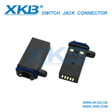 Waterproof headset 3.5 Shen board patch three feet with a column audio sockets..