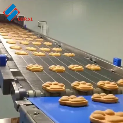 High Capacity Industrial Waffle Production Line Machine for Snack Foods
