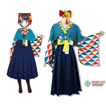 Hololive Vtuber Oozora Subaru Kimono Cosplay Costume